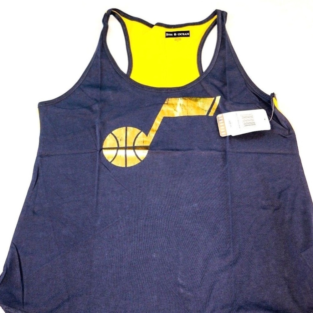 Utah Jazz Women's Baby Jersey Racer Back Tank Top